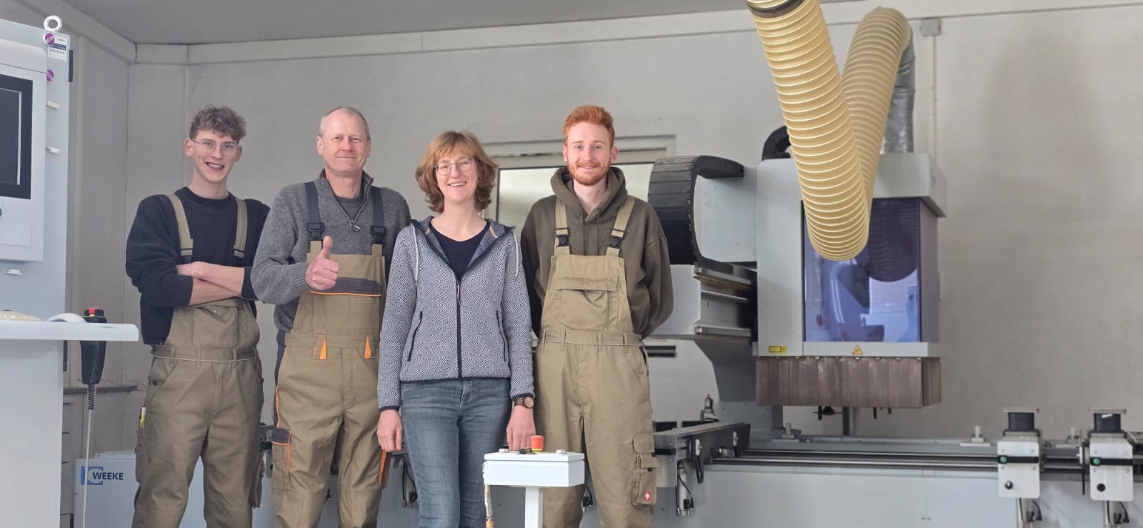 Manfred Wagner in seiner Werkstatt